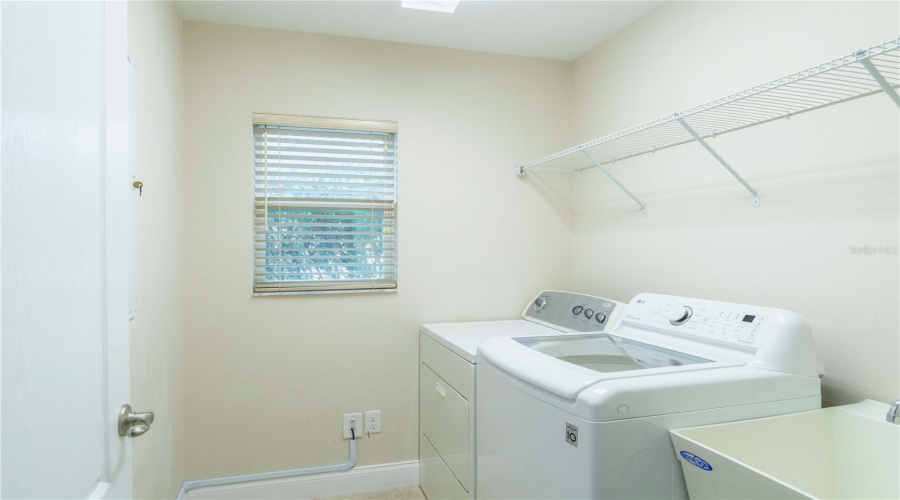Laundry Room With Laundry Tub