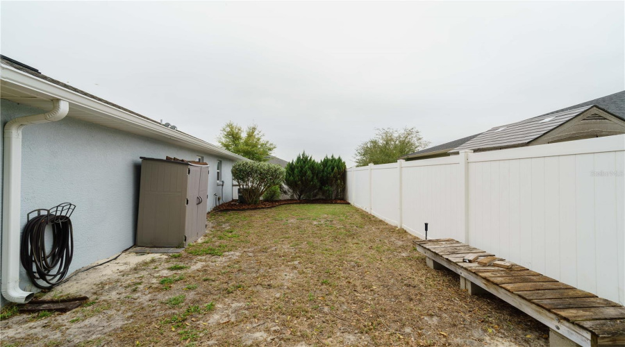 Garden Bench And Storage Shed