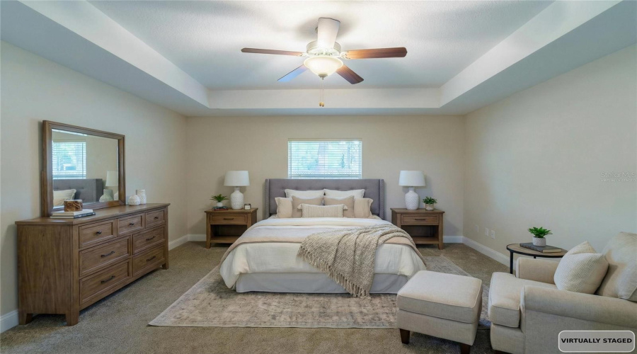 Primary Bedroom Virtually Staged