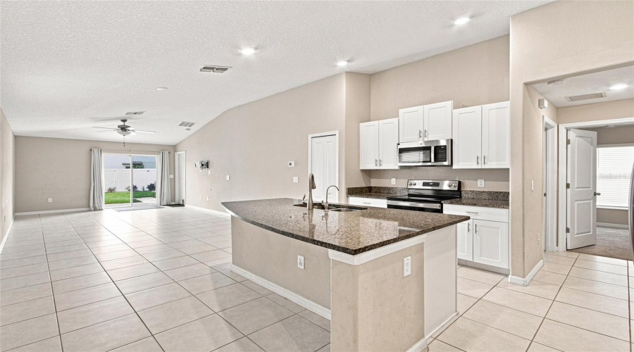 Kitchen And Living Area