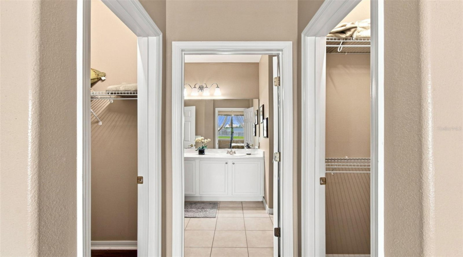 Double Walk-In Closets