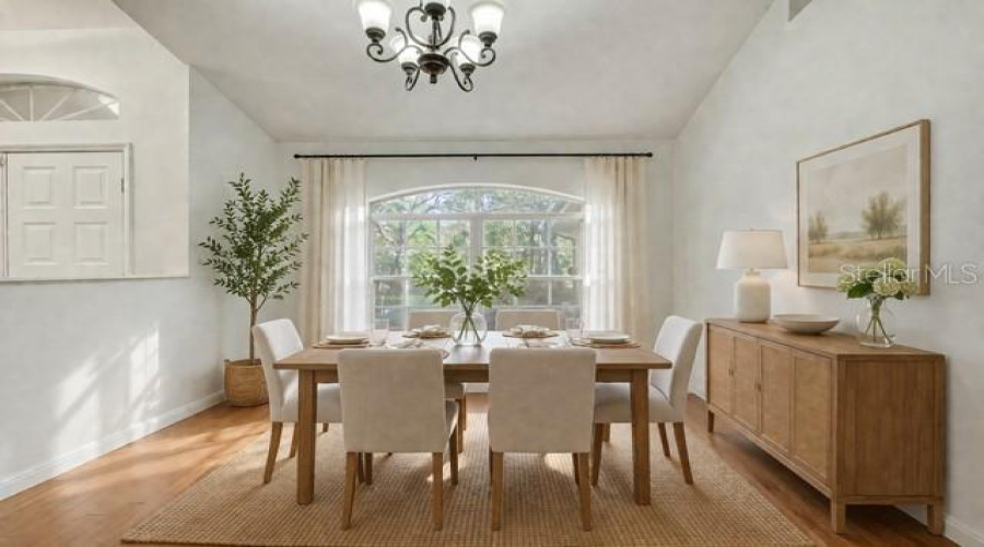 Staged Dining Room