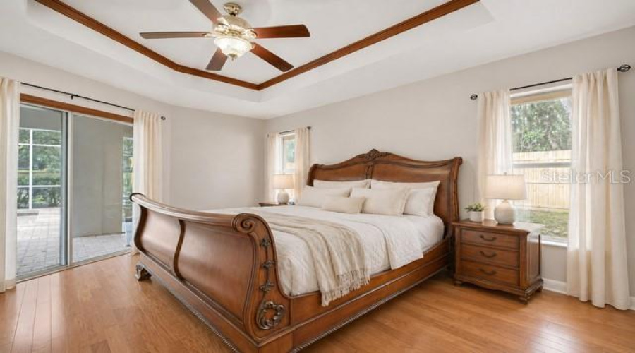 Staged Master Bedroom