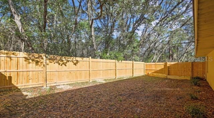 Fenced Area Side Of Home