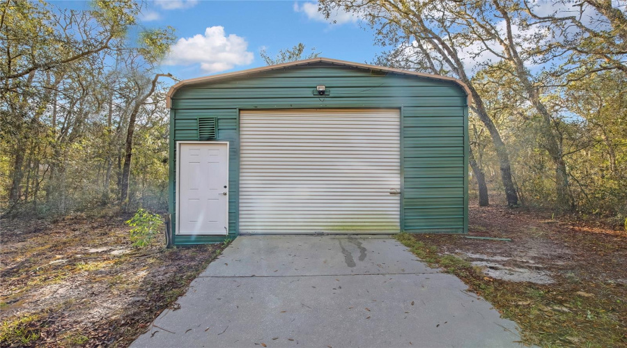 Metal Building With Electric
