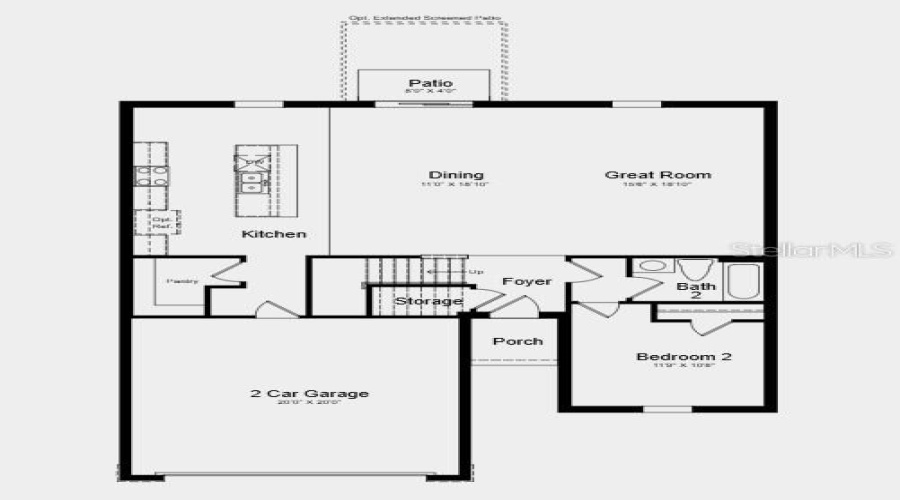 Floor 1 ~ Additional Highlights Include: Refrigerator, Top Load Laundry Pkg, Extended Lvp Flooring At 1St Floor, And Whole House Blinds.