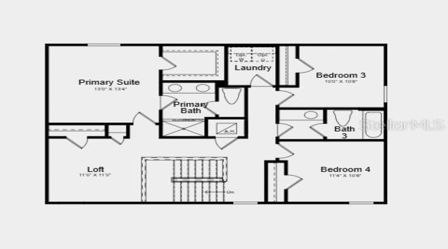 Floor 2 ~ Additional Highlights Include: Refrigerator, Top Load Laundry Pkg, Extended Lvp Flooring At 1St Floor, And Whole House Blinds.