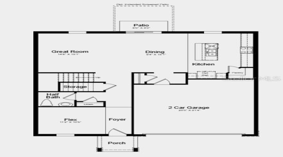 Floor 1 ~ Additional Highlights Include: Refrigerator, Top Load Washer And Dryer, Extended Lvp Flooring At First Floor, Whole House Blinds, And Vertical Blinds On Sliding Doors