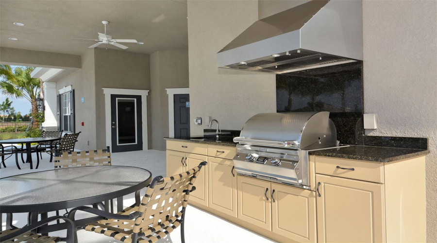 Poolside Grill And Dining Area