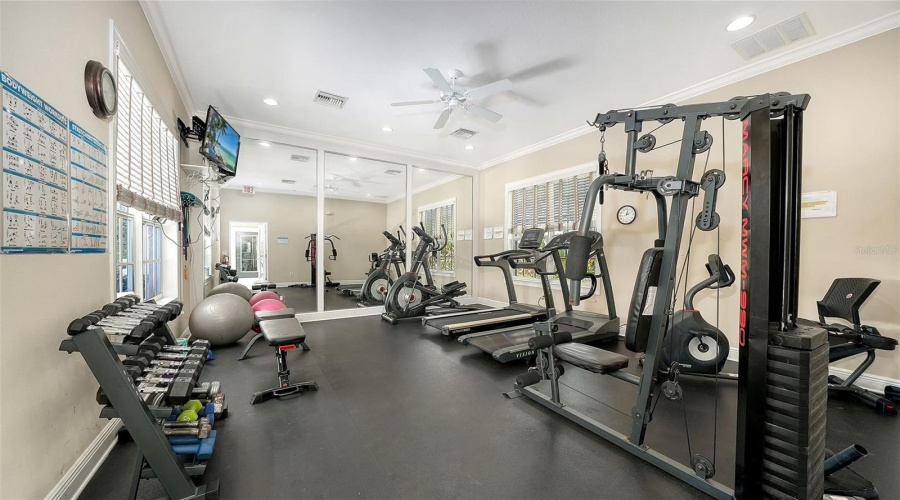 Community Clubhouse Offers A Fitness Room (Newly Enhanced)