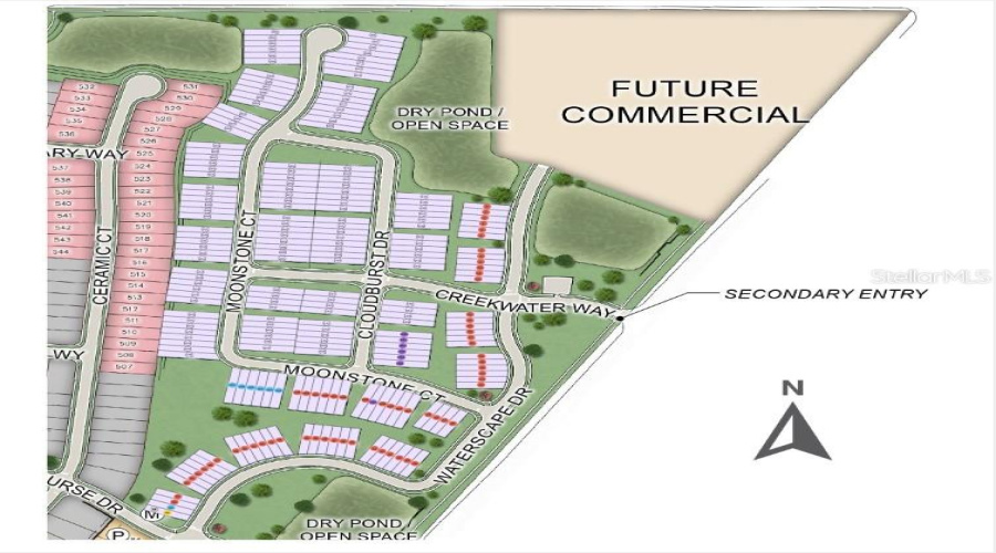 Waterstone Townhomes Community Sitemap