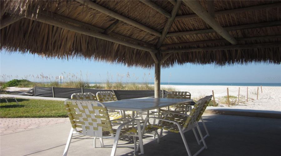 Community Tables For Enjoying Picnics By The Beach &Amp; Pool