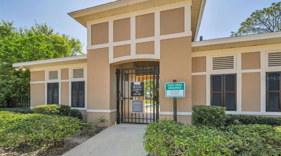 Pool Entrance
