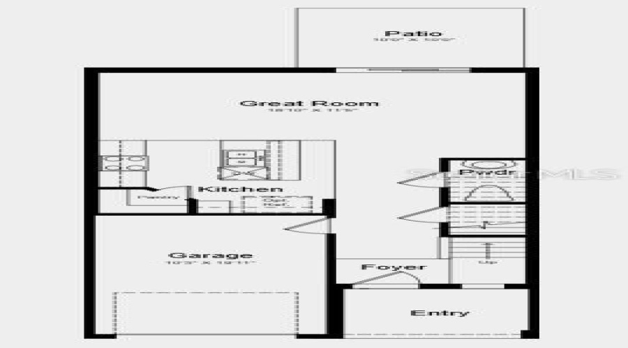 Floor Plan ~ Additional Highlights Include: White Cabinets In Kitchen And Bathrooms, Quartz Countertops, And Luxury Vinyl Plank Flooring In Foyer, Family Room, Breakfast Room, Kitchen And Laundry Room.