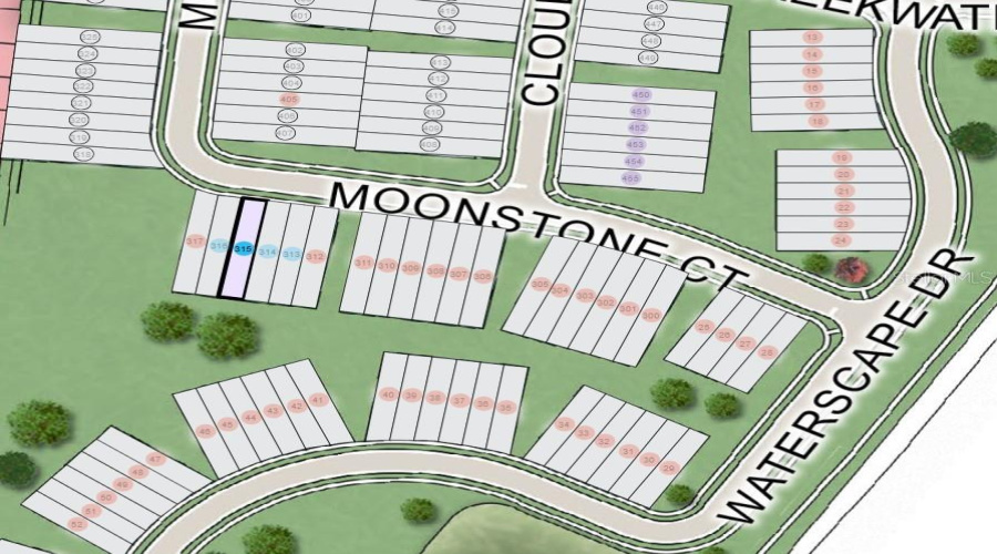 541 Moonstone Court Site Map