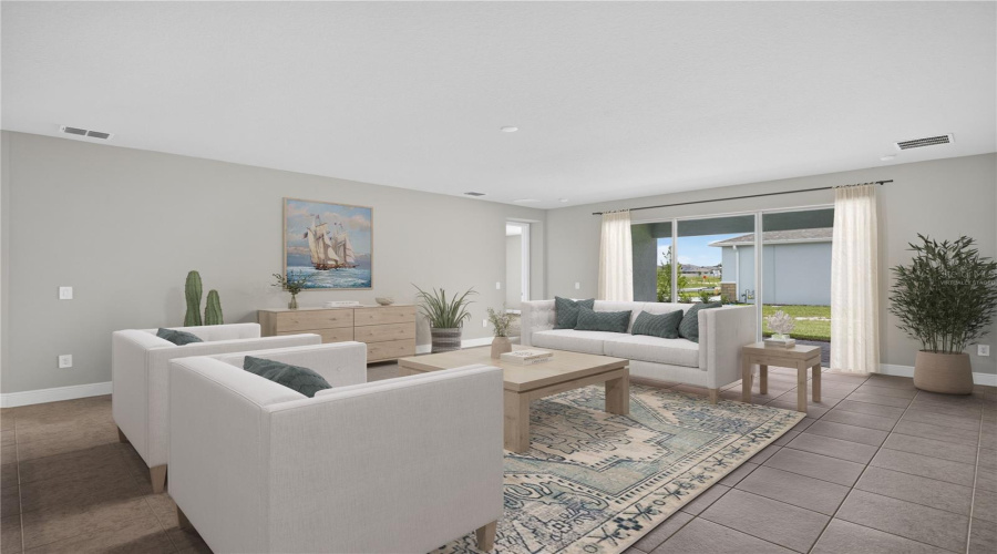 Virtually Staged Great Room
