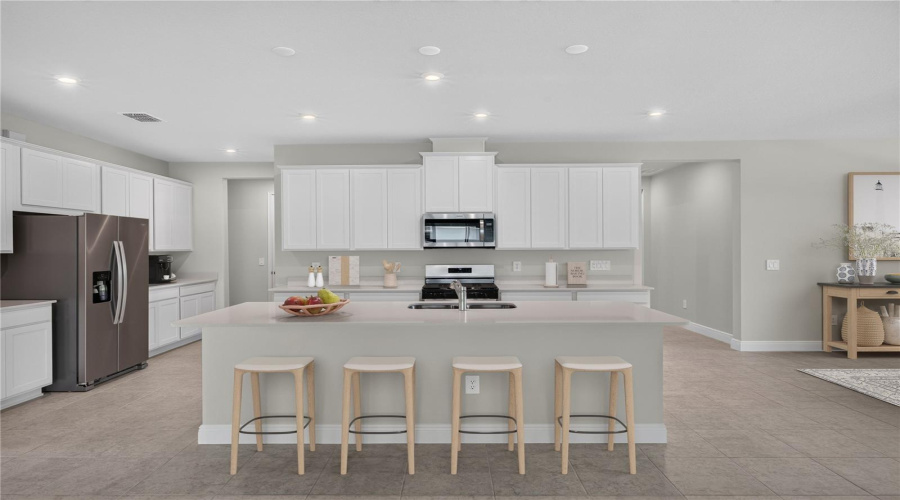 Virtually Staged Kitchen