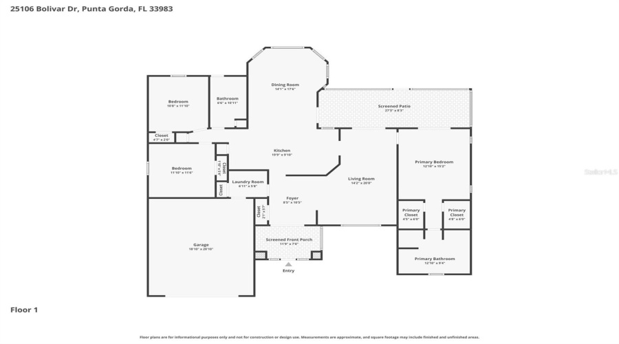 Punta Gorda, Florida 33983, 3 Bedroom Bedrooms, ,2 Bathroombathrooms,Residential,For Sale,Bolivar,0,Mfrc7527668