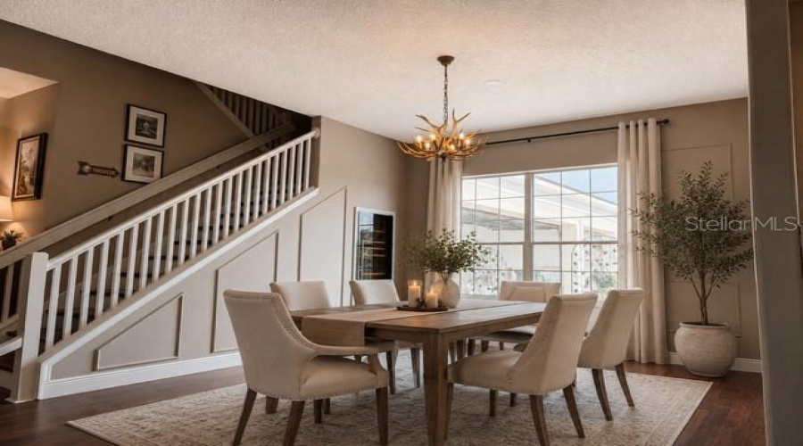 Dining Room Staged