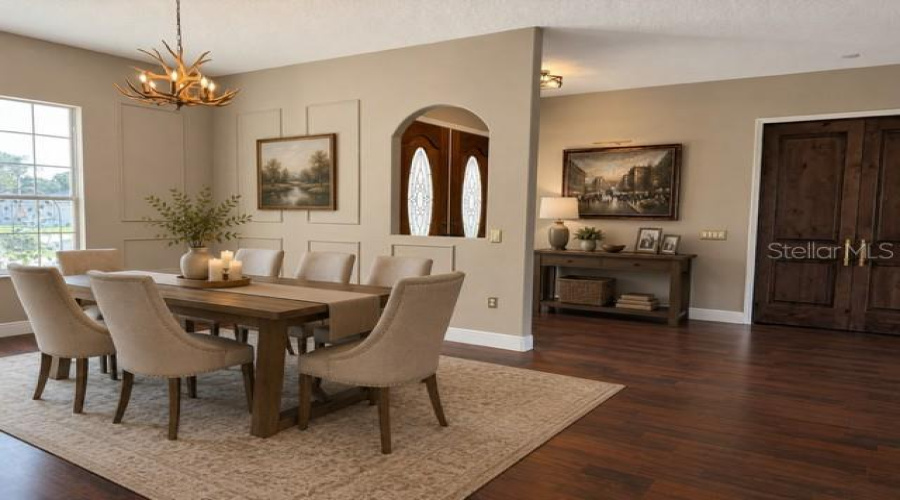 Dining Room Staged
