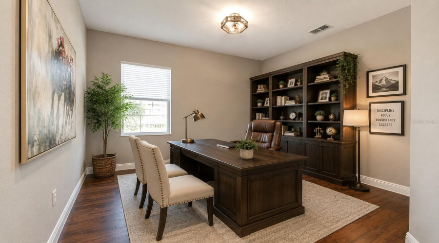 Office First Floor, Staged