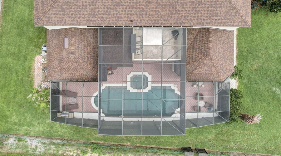 Drone View Of Home