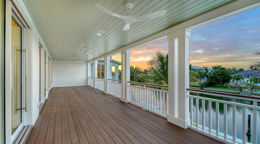 Gorgeous Sunset Sky Views From 2Nd Level Balcony