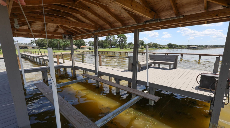 Dock With Boat Lift