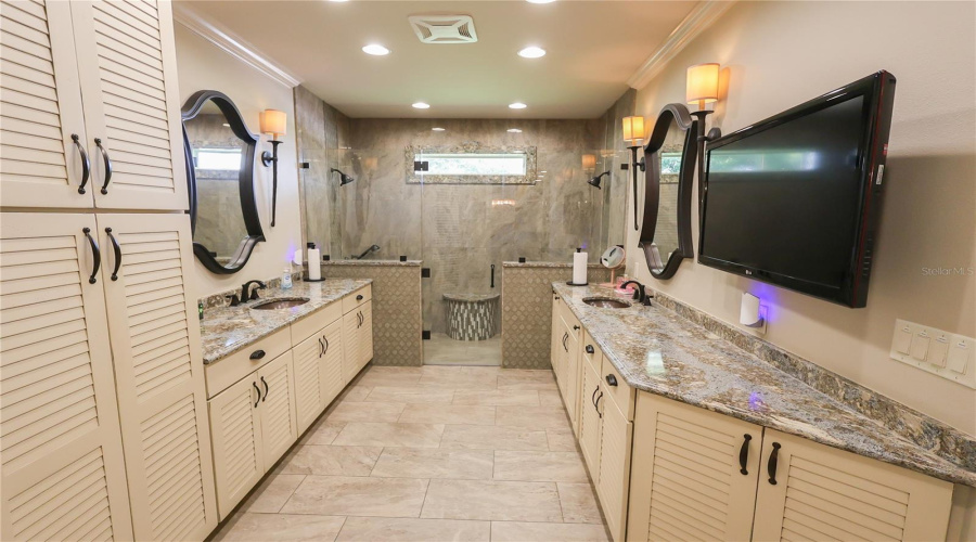 Primary Bathroom With Dual Vanities