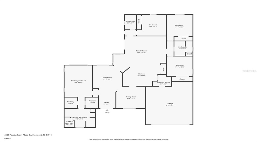 Clermont, Florida 34711, 4 Bedroom Bedrooms, ,3 Bathroombathrooms,Residential,For Sale,Powderhorn Place,0,Mfro6436565