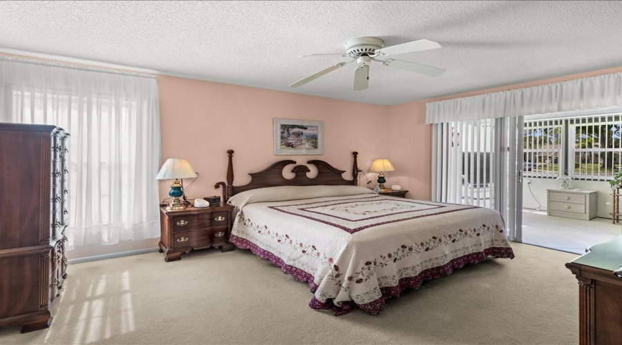 The Primary Bedroom Has Access To The Florida Room.