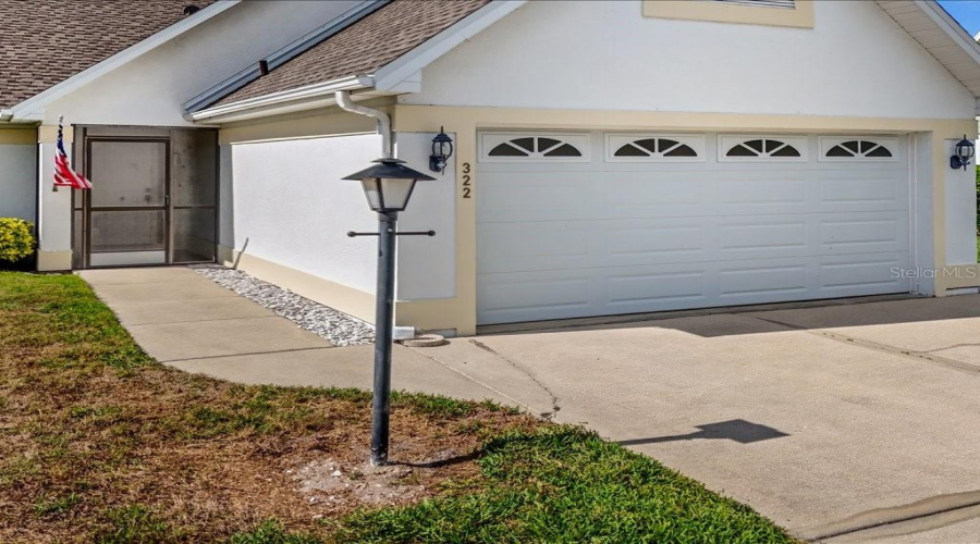 Home Has Nice Size 2 Car Garage.