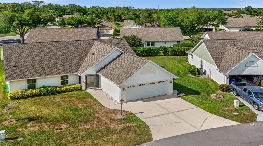Aerial View Of 322 Falling Waters Lane.