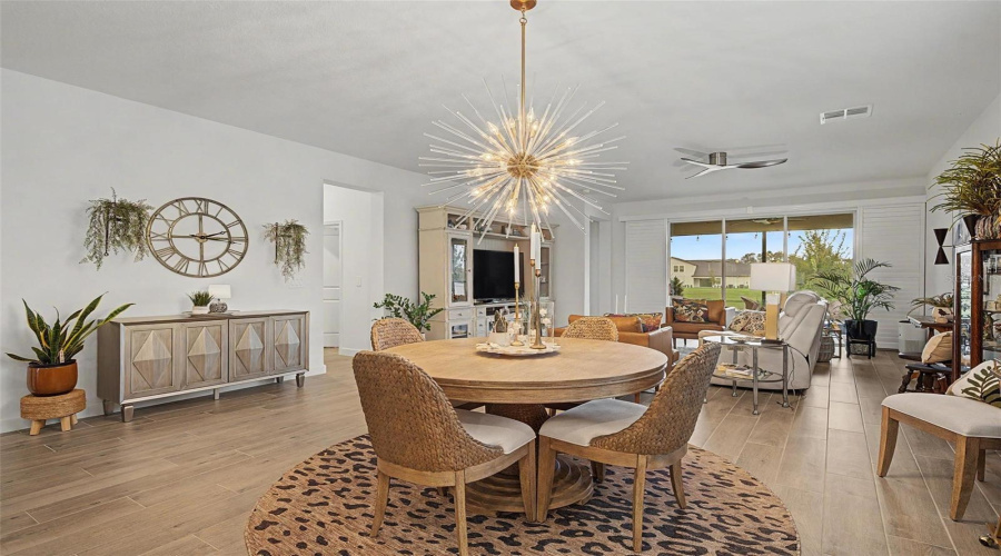 Dining Area Open To Family Room