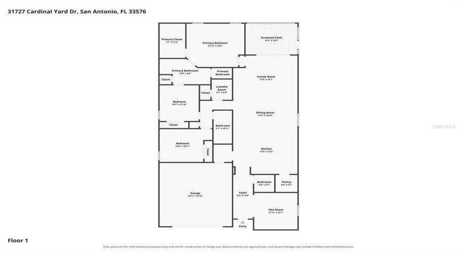 San Antonio, Florida 33576, 3 Bedroom Bedrooms, ,2 Bathroombathrooms,Residential,For Sale,Cardinal Yard,0,Mfrtb8542262