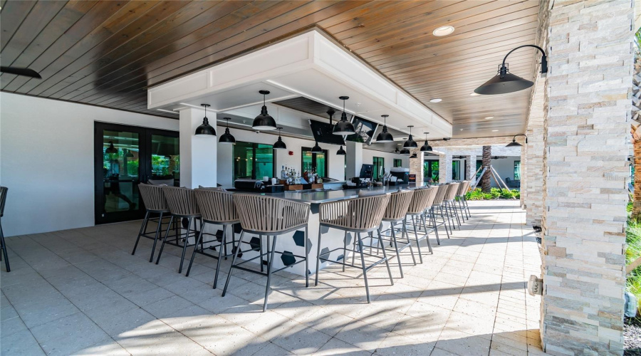 Outside Pool Bar