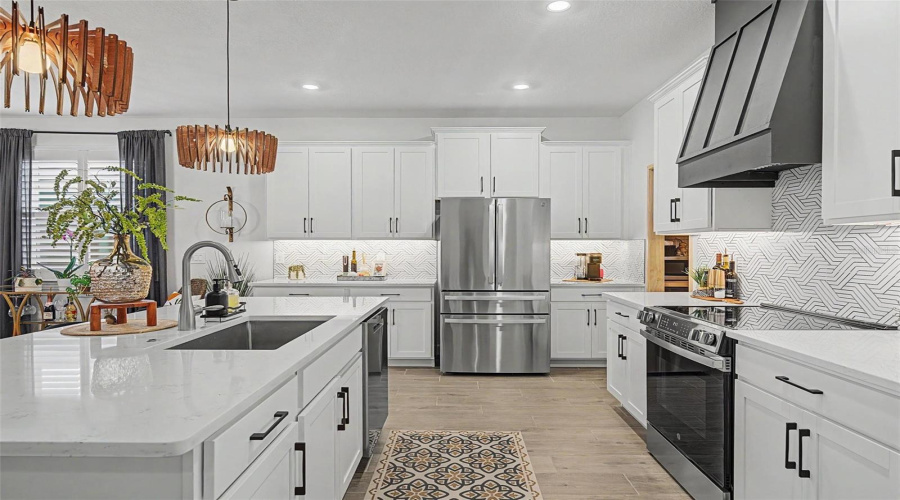 Upgraded Kitchen With Stainless Appliances