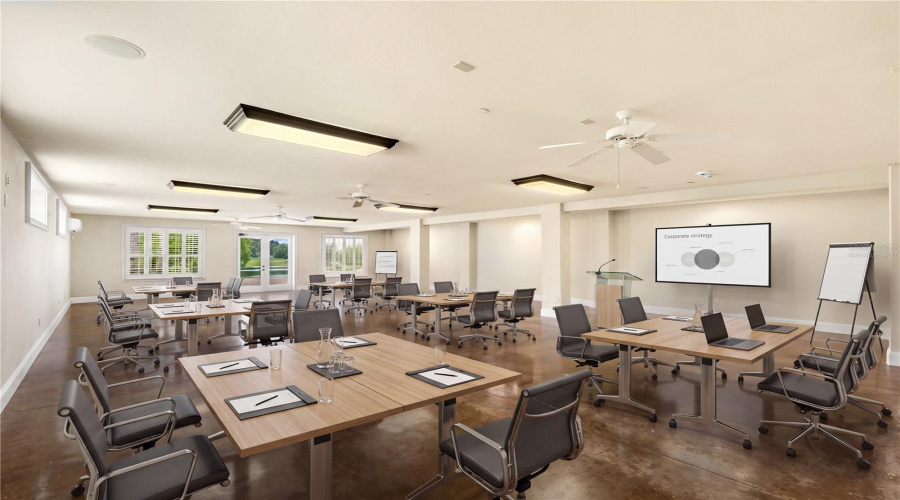 Virtually Staged - Founders Room, A Versatile Flex Space Within This Lake Mary Luxury Estate.