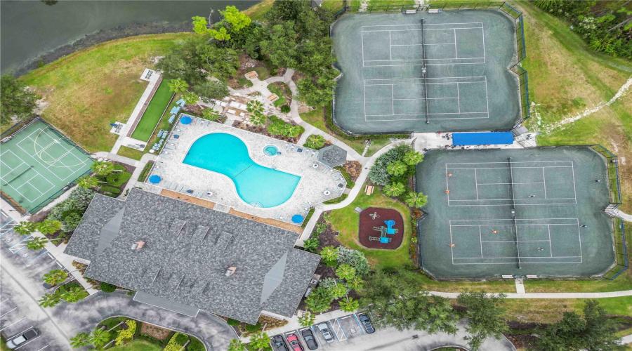 Community Pool And Clubhouse