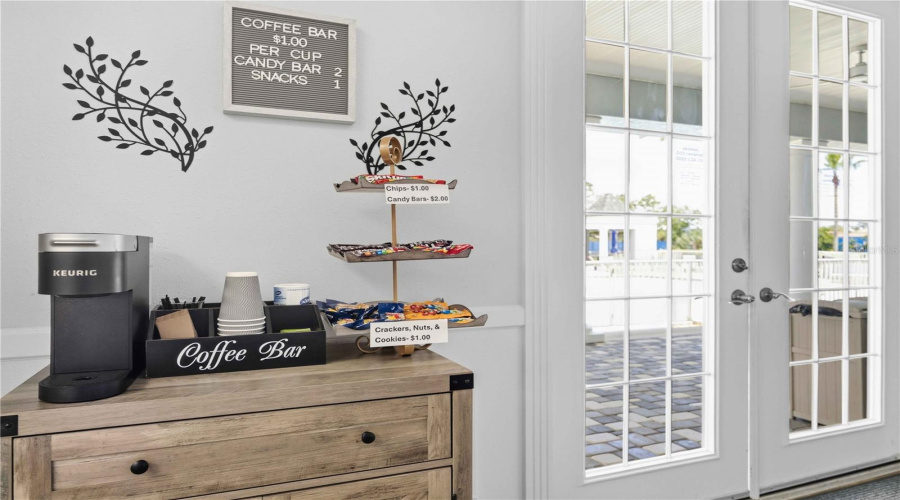 Coffee Station In Community Center