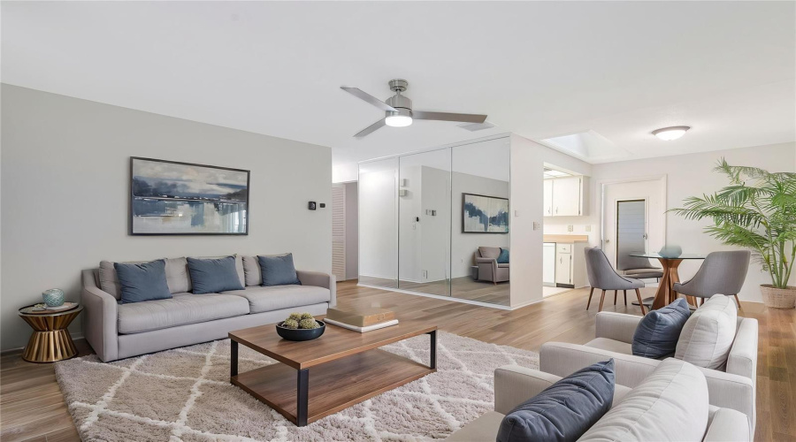 Virtually Staged Livingroom