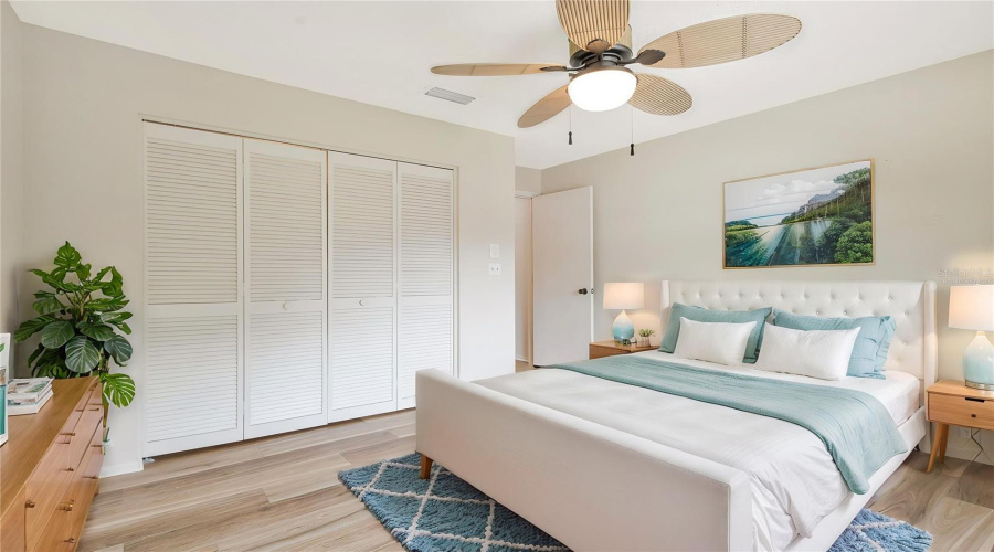 Virtually Staged Guest Bedroom