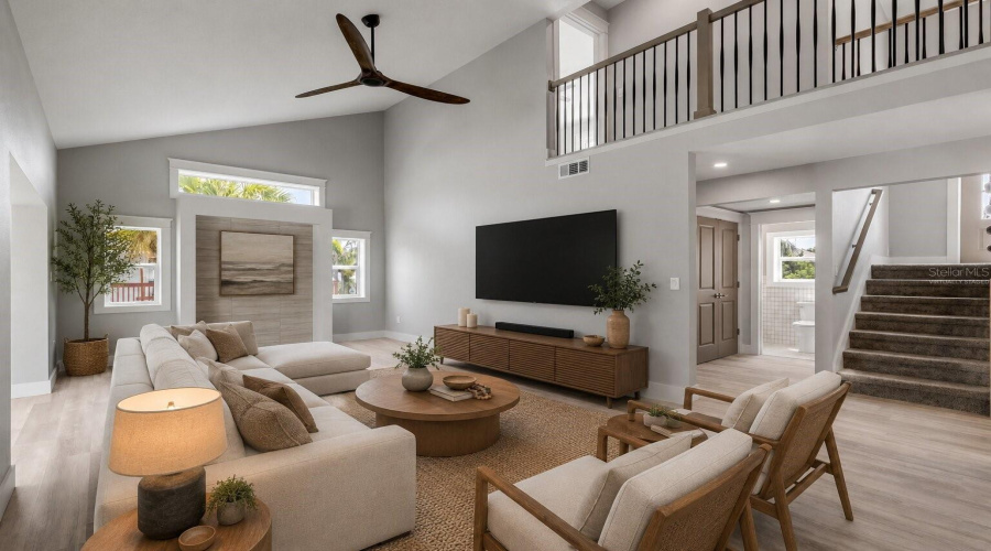 2Nd Floor - Living Area Virtually Staged