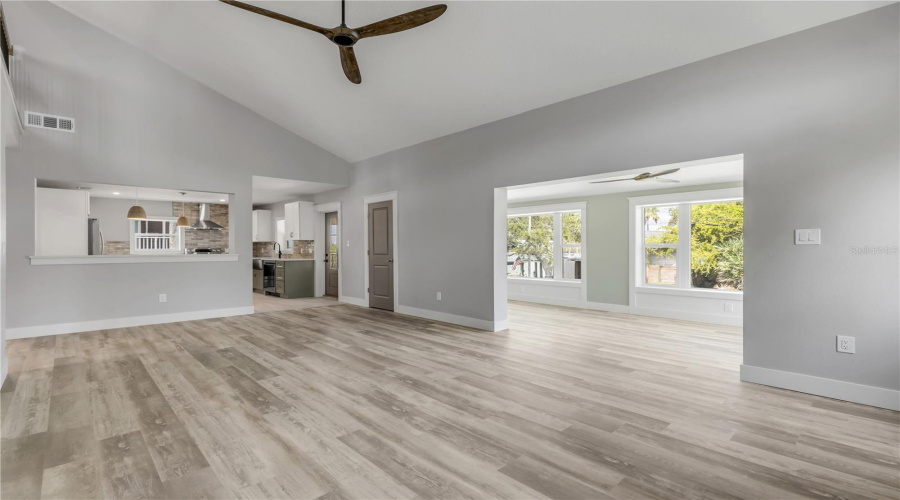 Living Area To Sunroom