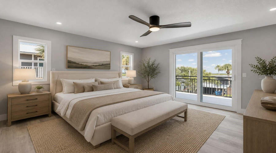 3Rd Floor Primary Bedroom Virtually Staged