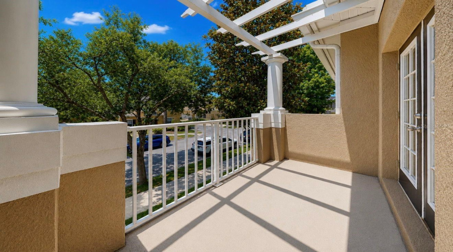Second Floor Balcony ( Primary Suite )