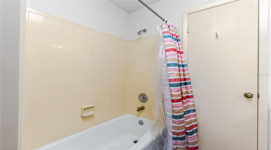 Main Bathroom Has Tub/Shower Combo