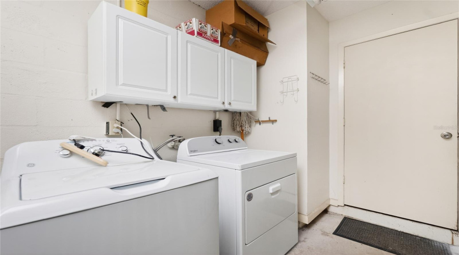 Laundry In Garage