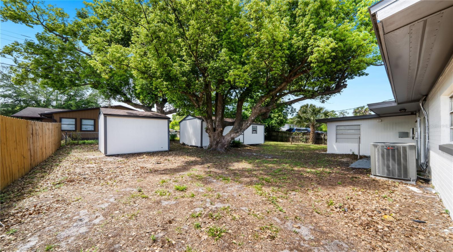 Spacious Lot With 2 Sheds