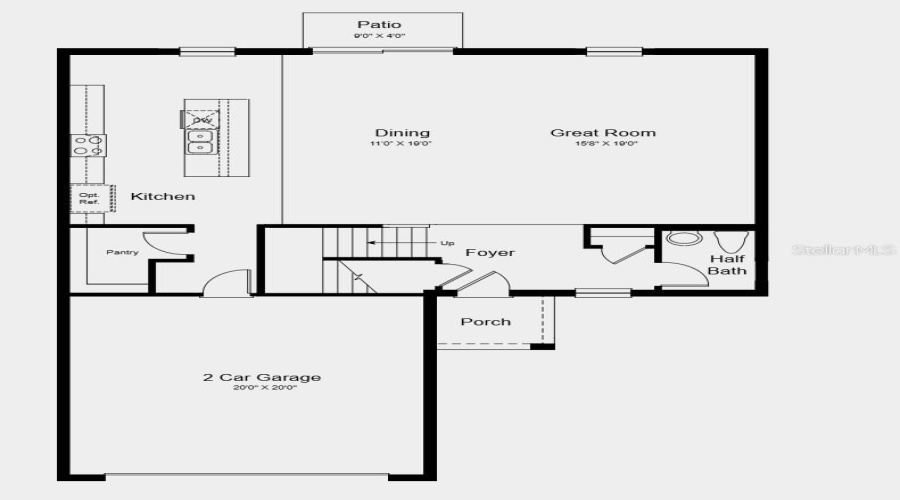 First Floor Plan - Additional Highlights Include: Window Treatments And All Appliances Included